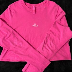 SKIMS Valentines Pink Long Sleeve Top
“4 u I would”
